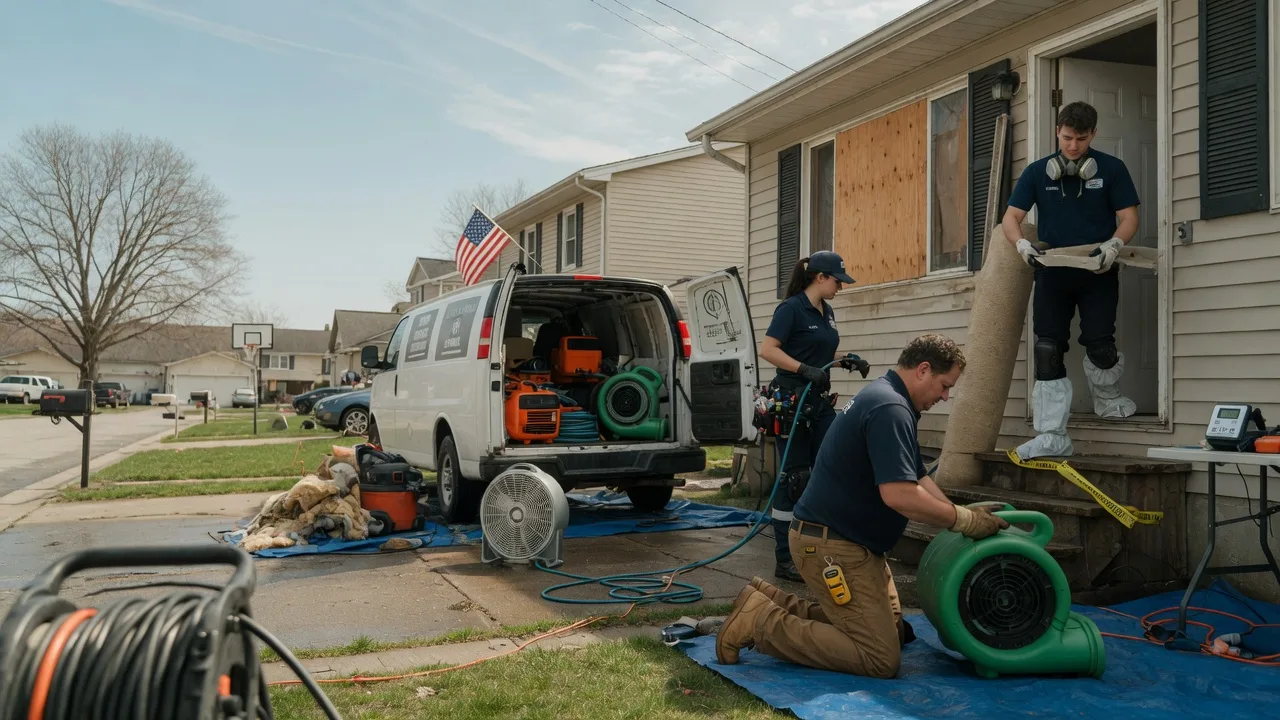 Water Damage Restoration in Kinsley, KS near me